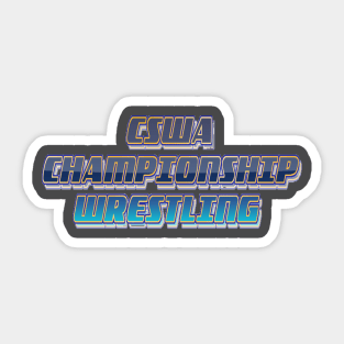 CSWA Wrestling Sticker